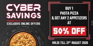 Cyber Savings Pizza Offer 2