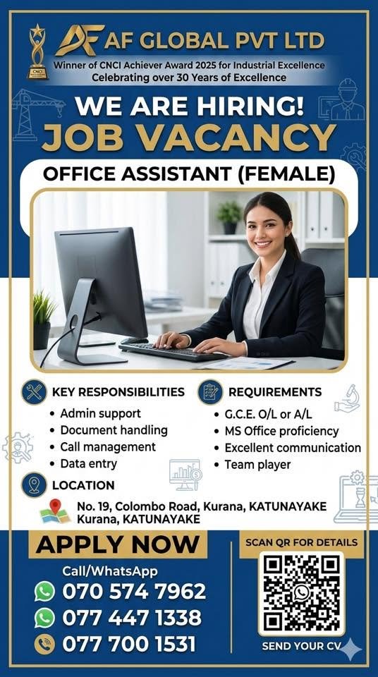 Office Assistant (Female)