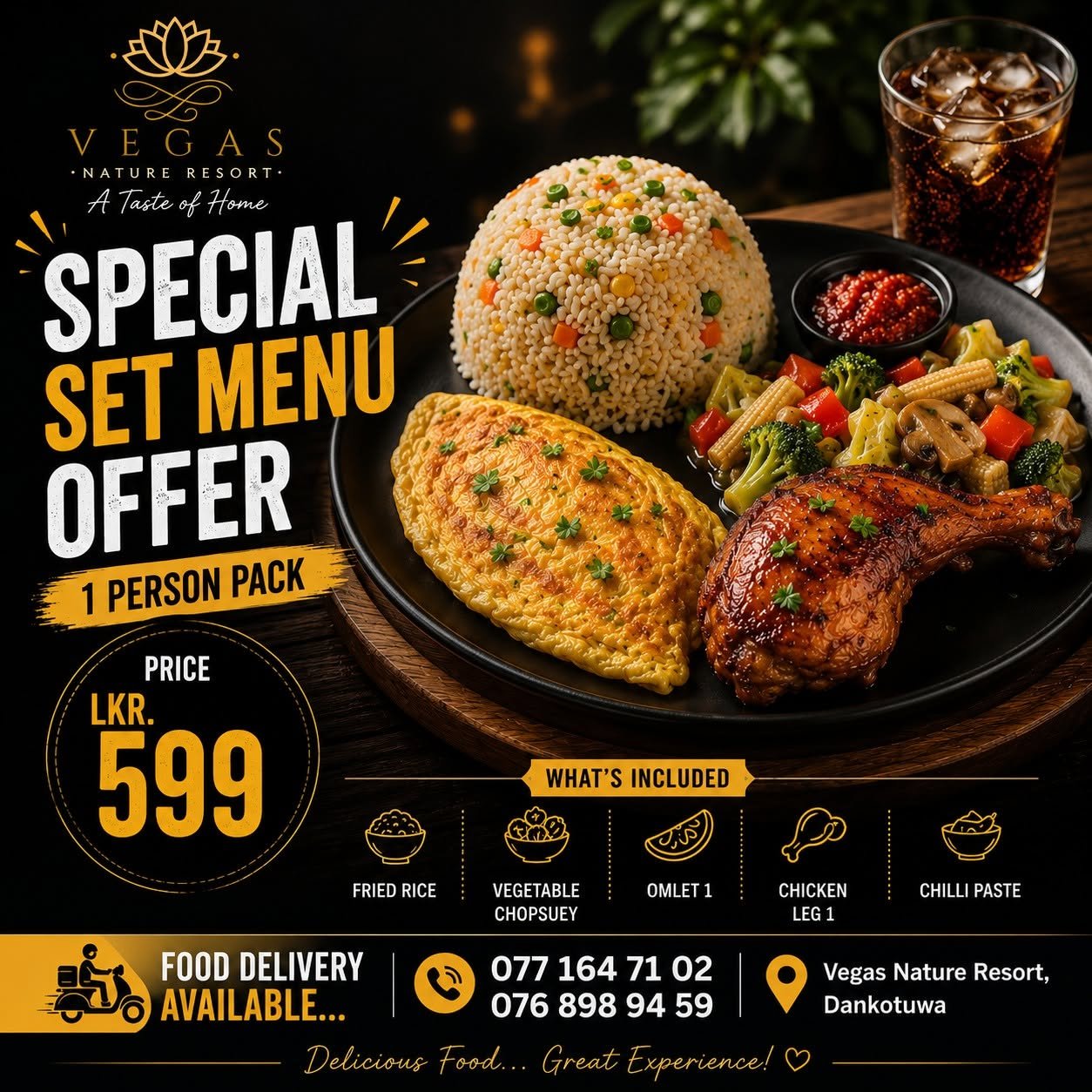 Special Set Menu Offer