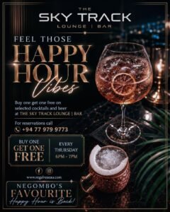 Happy Hour at The Sky Track Lounge | Bar