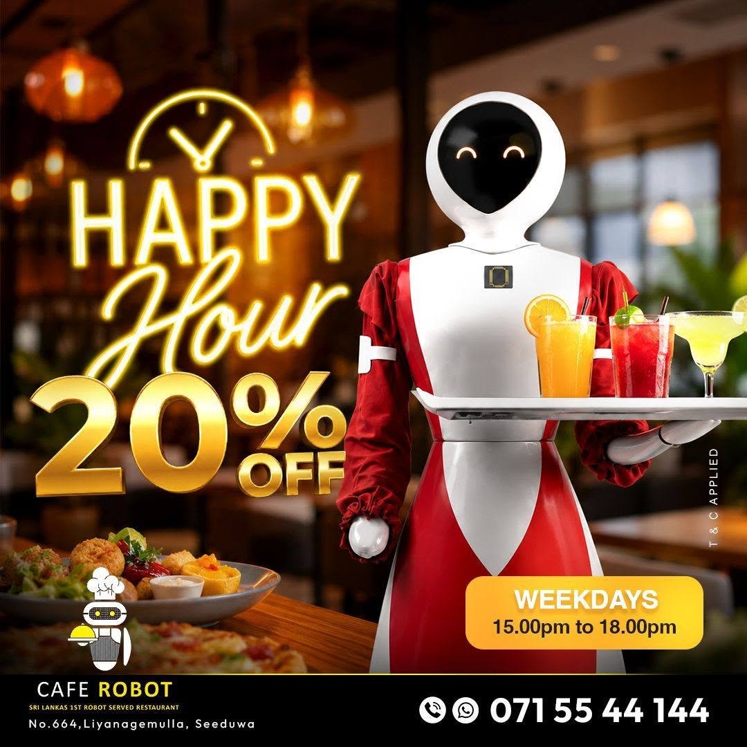 Happy Hour at Cafe Robot