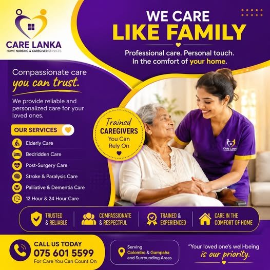 Care Lanka Home Nursing & Caregiver Services