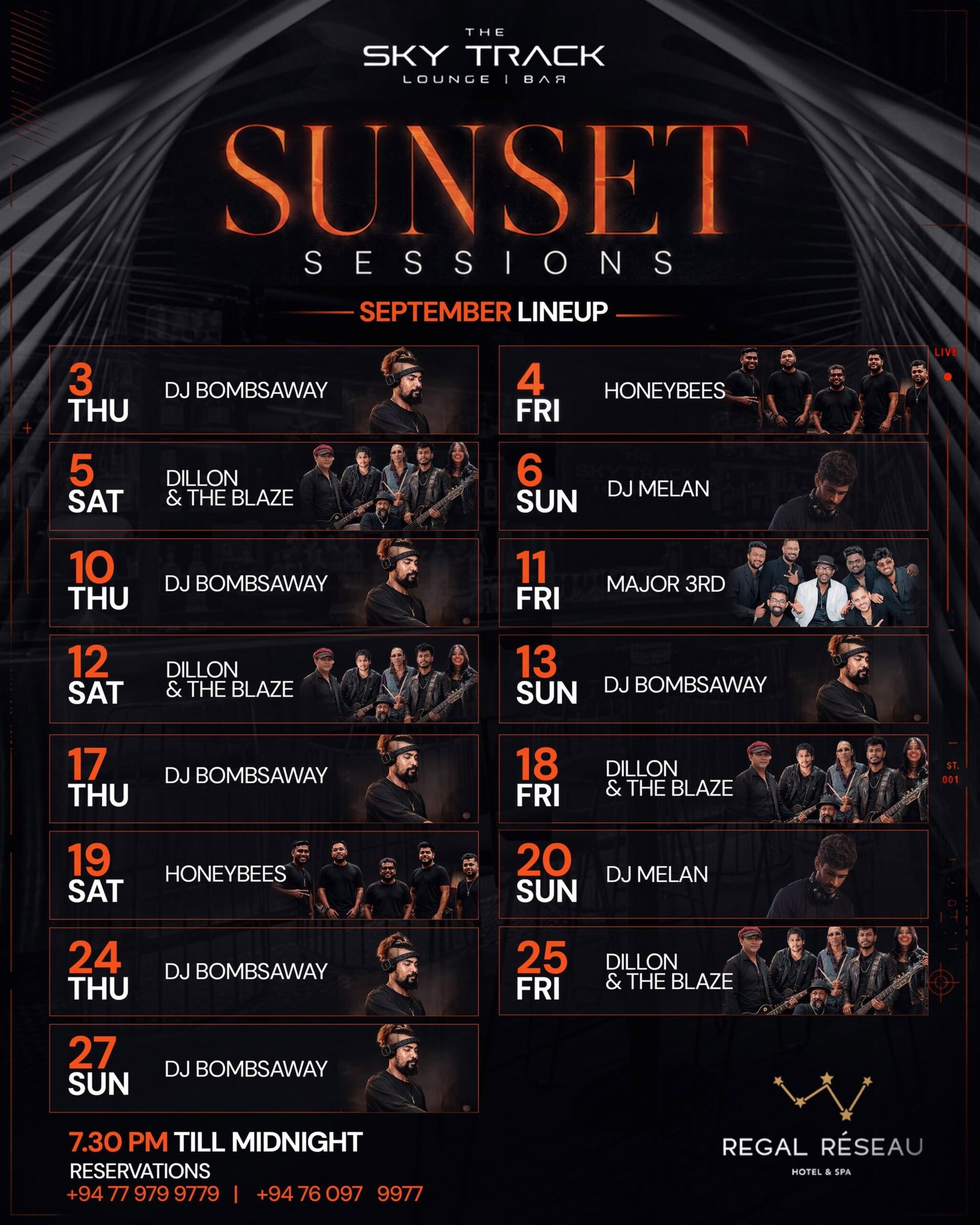 Sunset Sessions at Sky Track Lounge & Bar