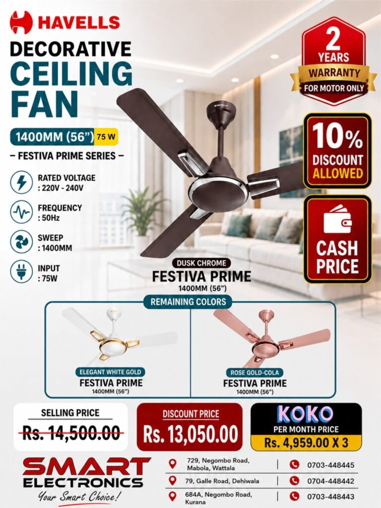 Havells Decorative Ceiling Fan