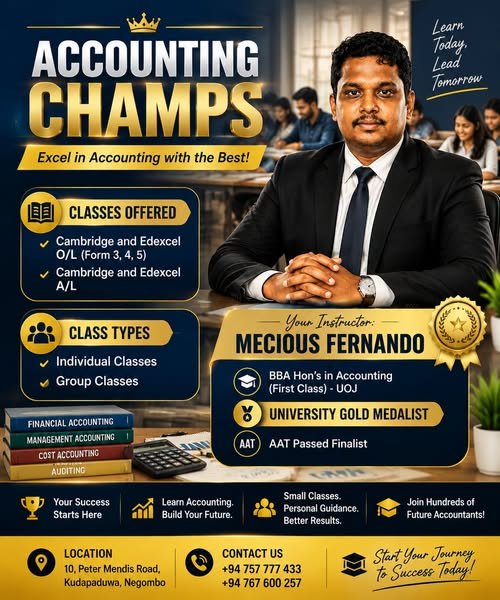 Mecious Fernando Accounting Classes