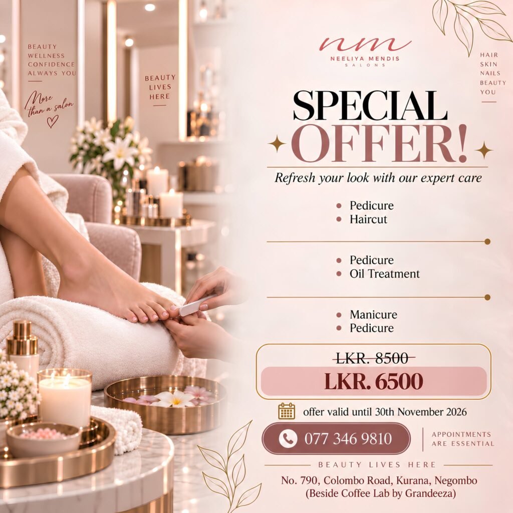Special Beauty Offer at Neeliya Mendis Salons