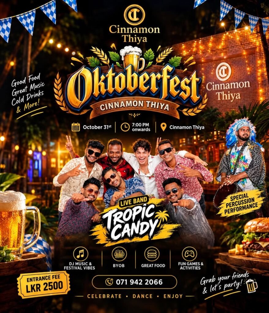 Oktoberfest at Cinnamon Thiya