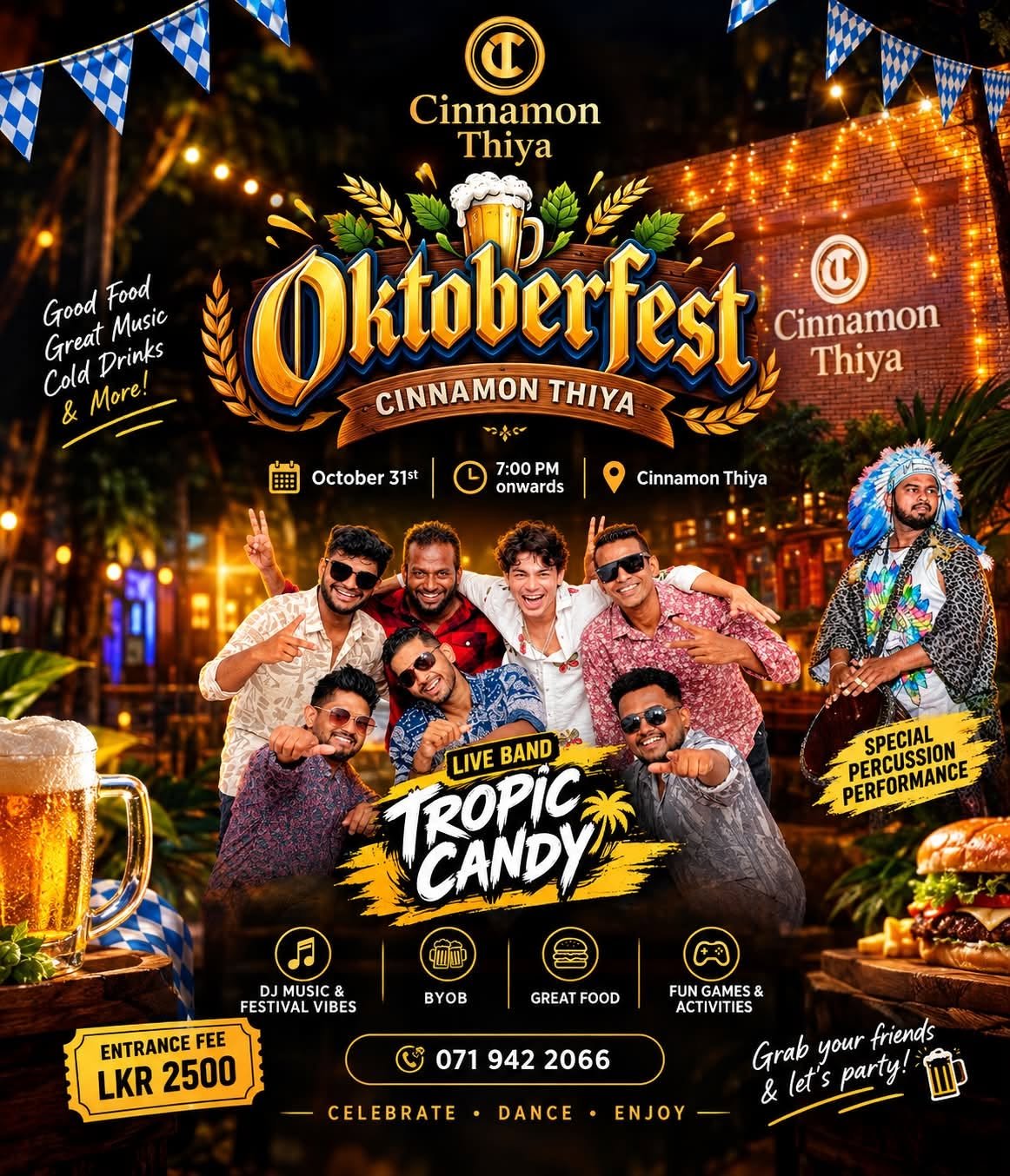 Oktoberfest at Cinnamon Thiya