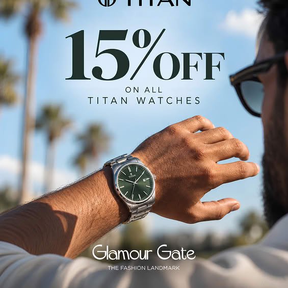 15% OFF on All Titan Watches