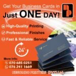 Negombo Printers Business Card Printing