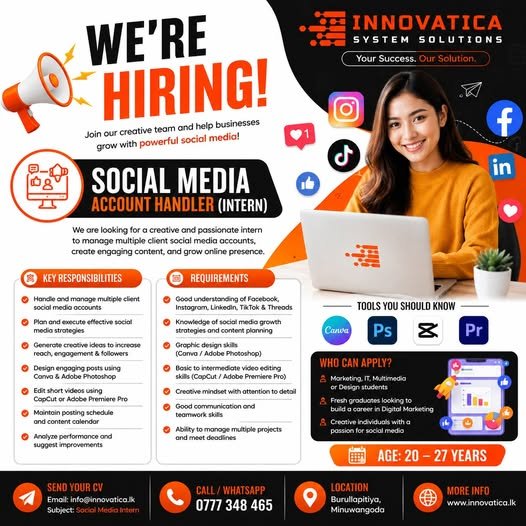 Social Media Account Handler (Intern)