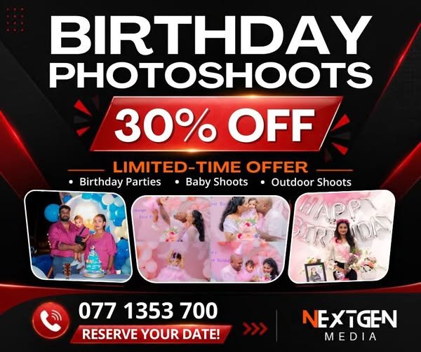 Birthday Photoshoot — 30% OFF!
