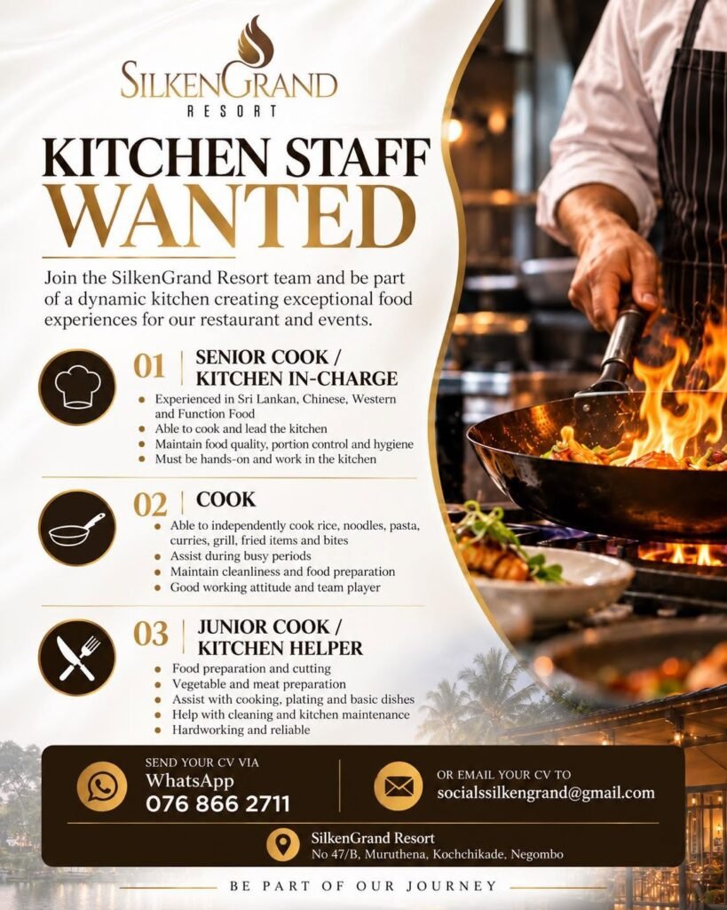 Kitchen Staff Wanted