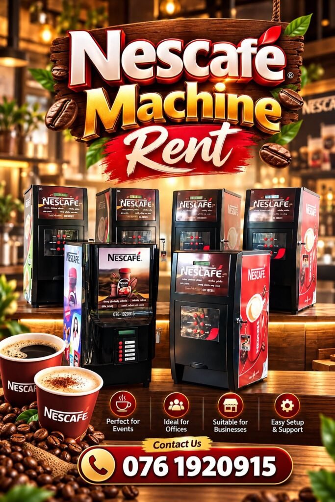 S Cafe Nescafe Machine & Juice Dispenser Rental