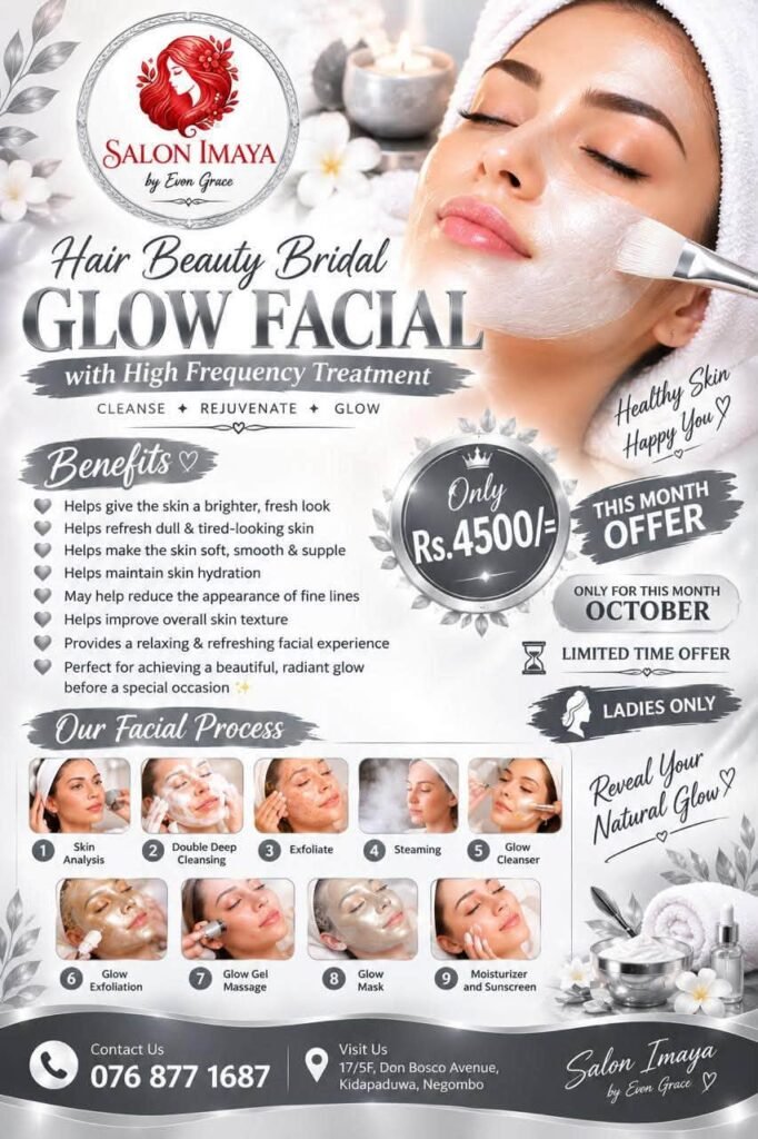 Glow Facial with High Frequency Treatment