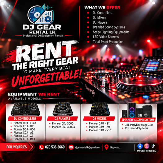 DJ Gear Rental LK