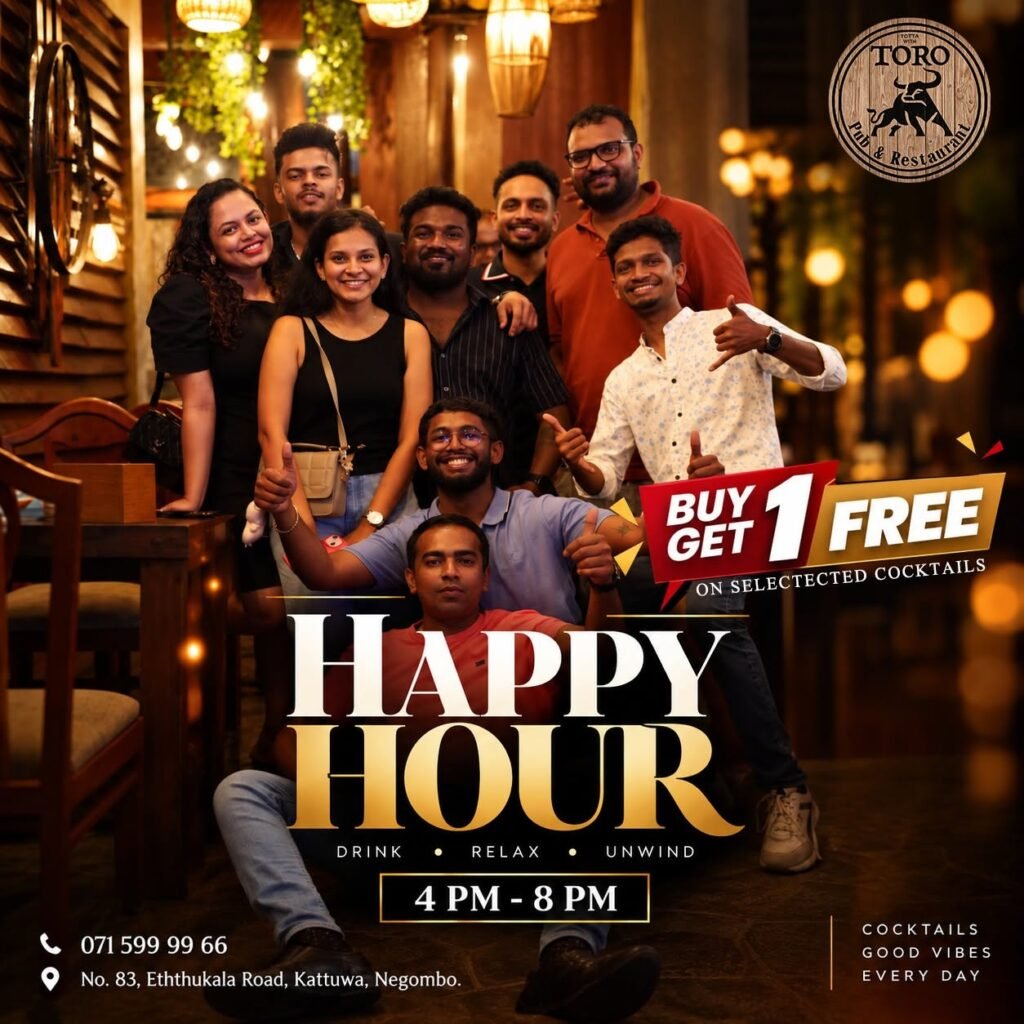 Happy Hour at TORO Pub & Restaurant