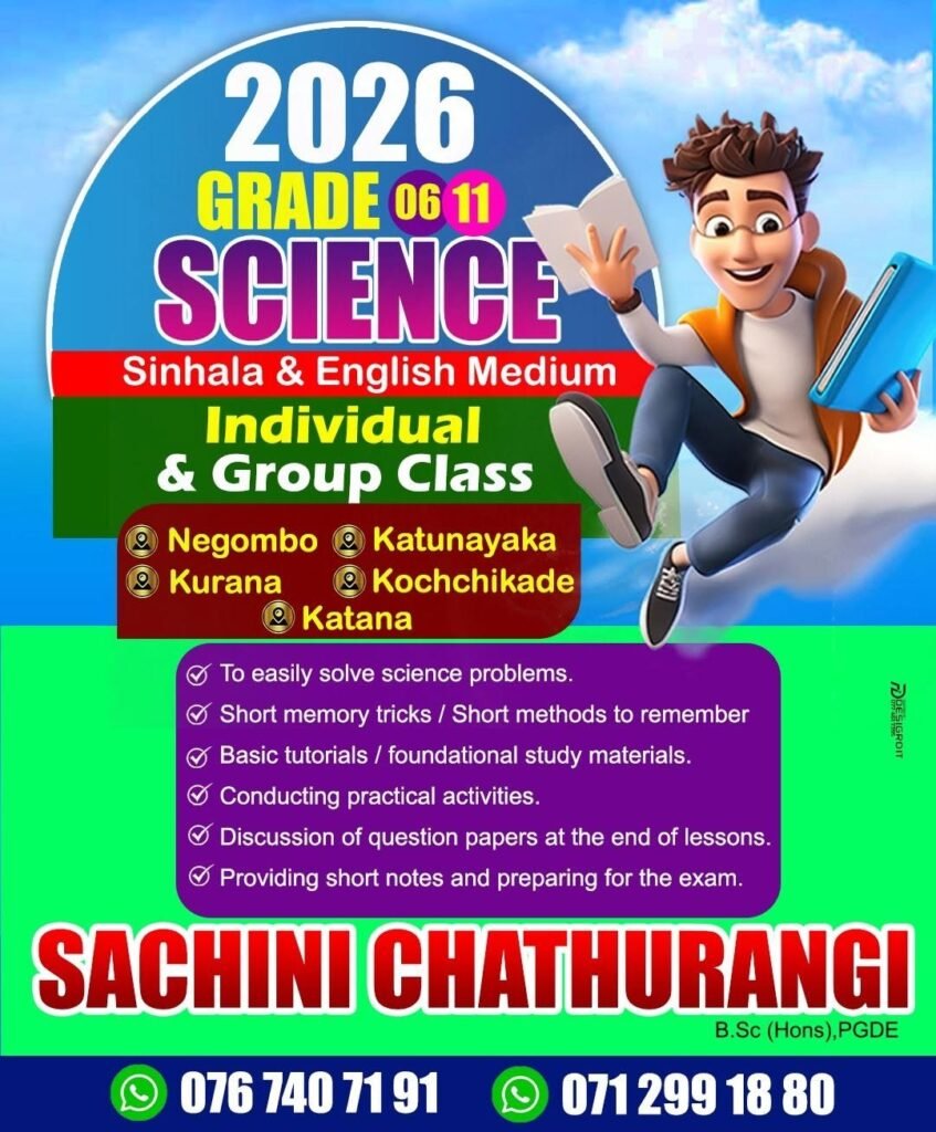 Sachini Chathurangi Science Tutor