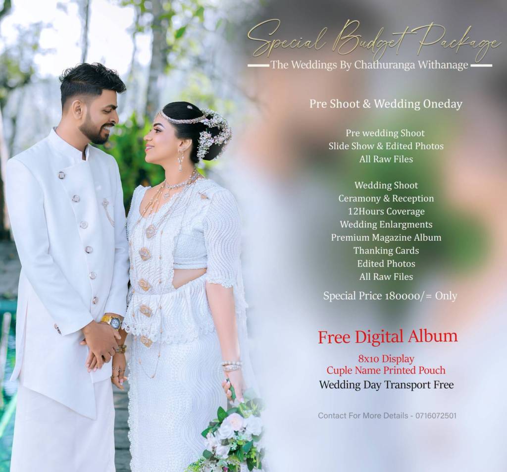 Wedding Coordination and Photography Offers