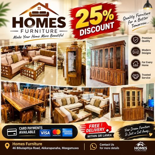 25% Discount on Beautiful Furniture