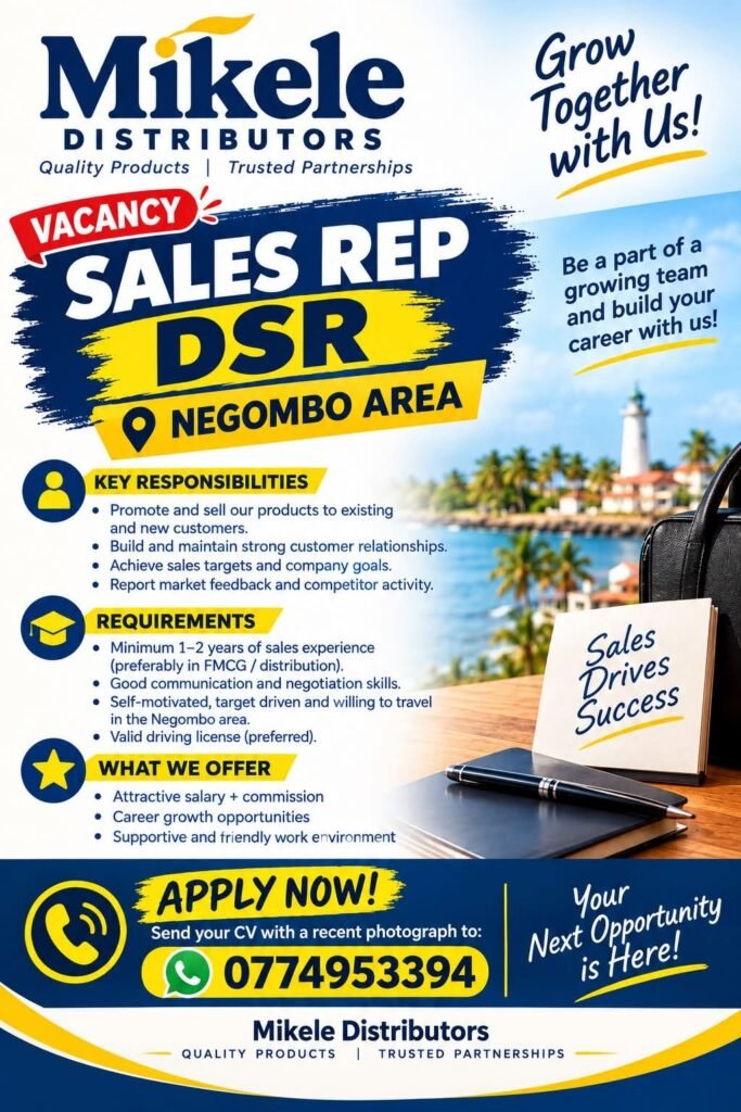 Sales Representative (DSR)
