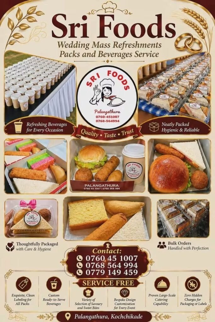 Sri Food Wedding Catering Service