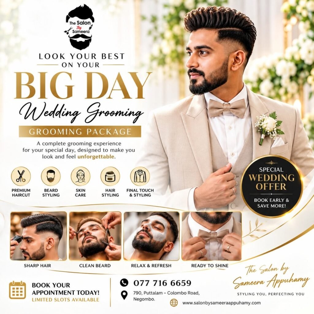 Premium Wedding Grooming Experience