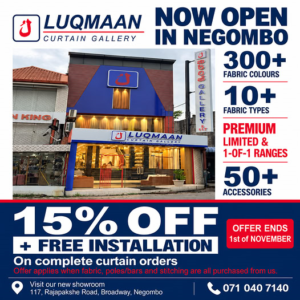 Luqmaan Curtain Gallery Opening Offer