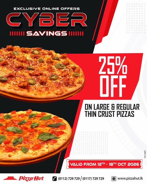 Cyber Savings at Pizza Hut!