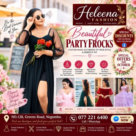 Heleena Fashion – Custom Party Frocks