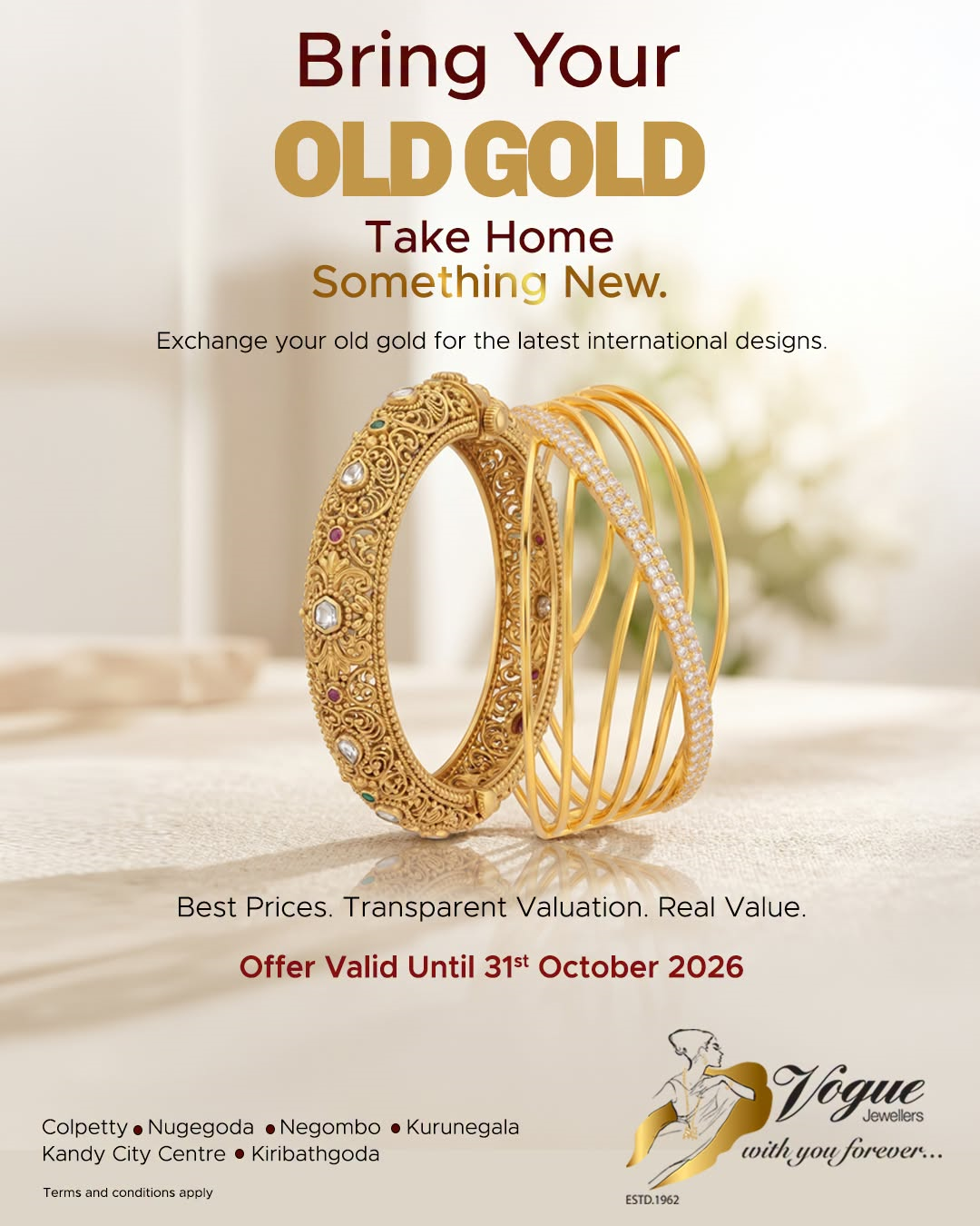 Bring Your Old Gold. Take Home Something New.