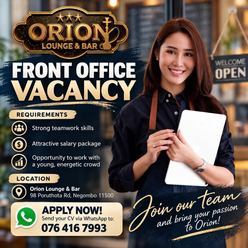 Front Office Vacancy