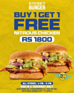 Buy 1 Get 1 Free Nitrous Chicken