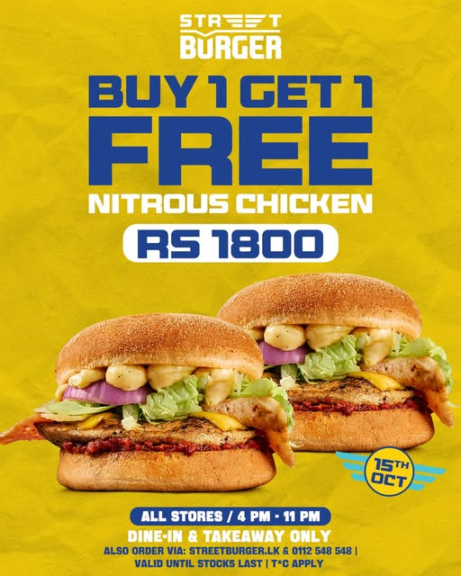 Buy 1 Get 1 Free Nitrous Chicken