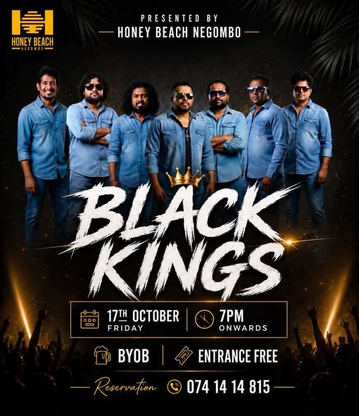 BLACK KINGS LIVE at Honey Beach Negombo