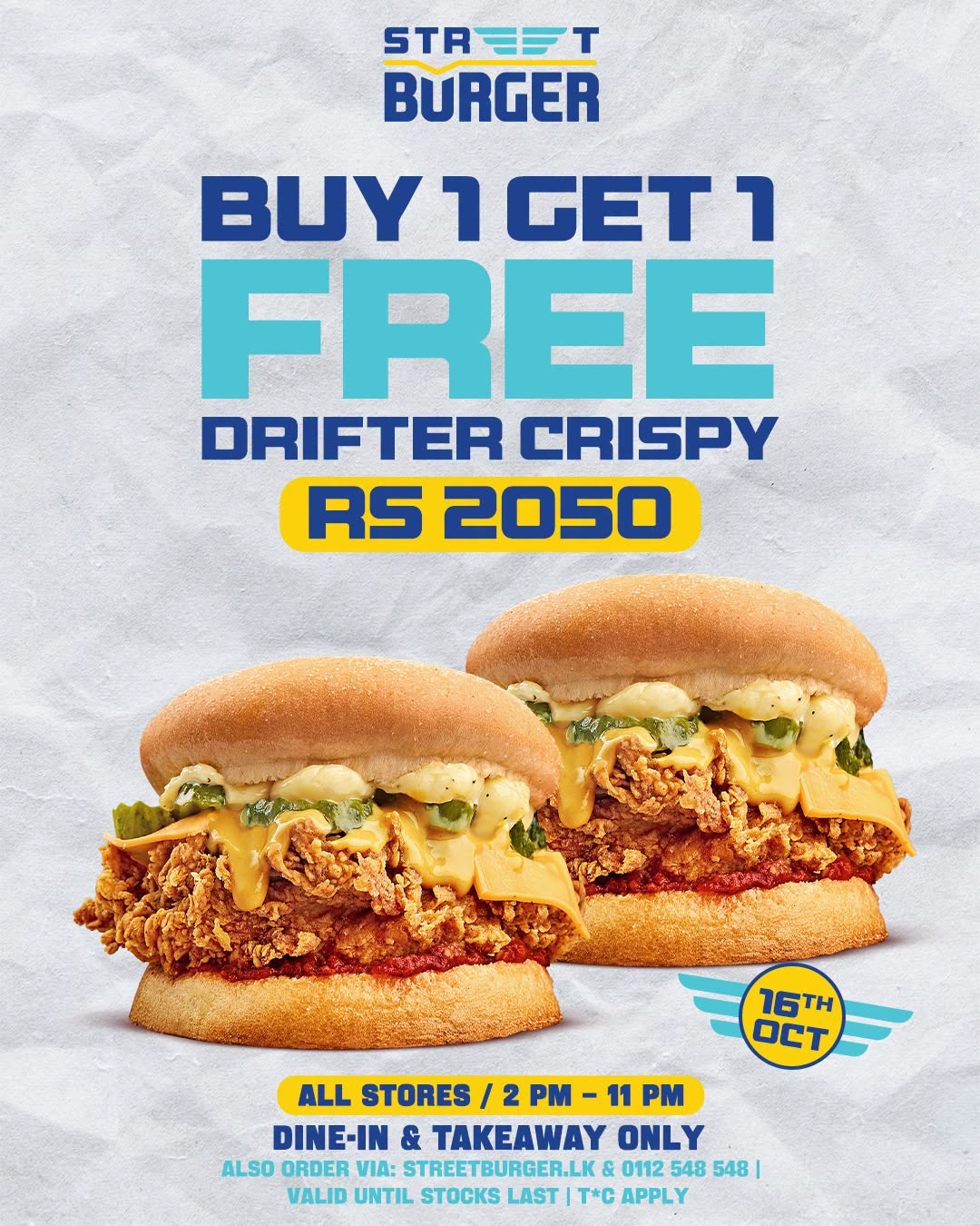 Buy 1 Get 1 Free Drifter Crispy